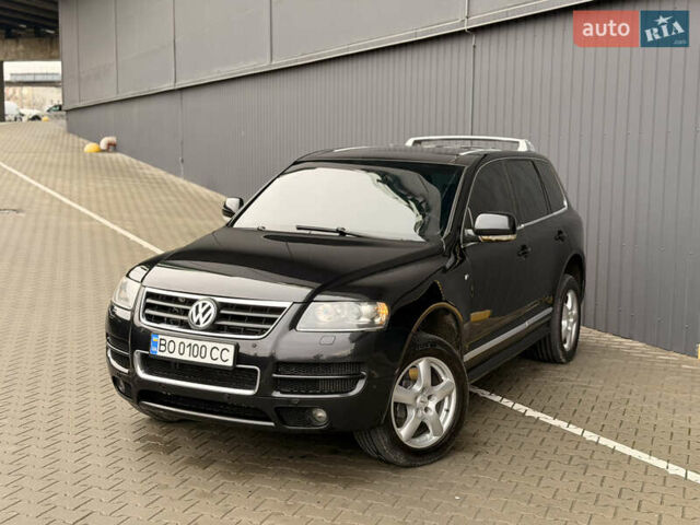 Черный Фольксваген Туарег, объемом двигателя 4.9 л и пробегом 340 тыс. км за 6900 $, фото 5 на Automoto.ua