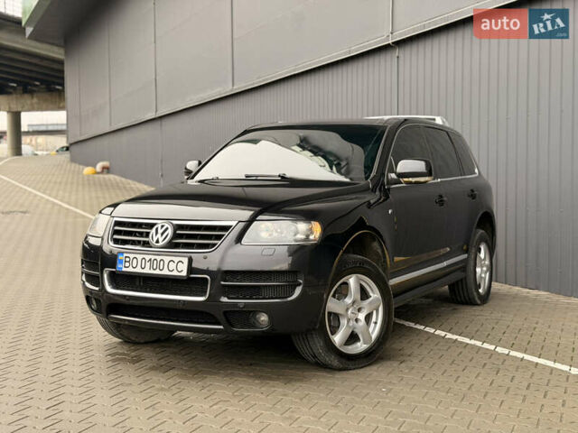 Черный Фольксваген Туарег, объемом двигателя 4.9 л и пробегом 340 тыс. км за 6900 $, фото 4 на Automoto.ua