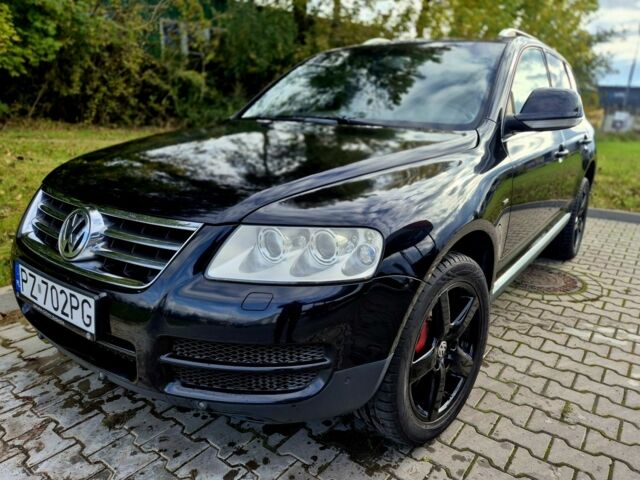 Черный Фольксваген Туарег, объемом двигателя 3 л и пробегом 290 тыс. км за 3200 $, фото 2 на Automoto.ua