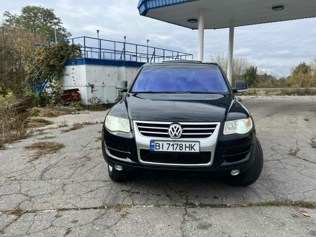 Фольксваген Туарег 2007 в Глобино на Automoto.ua Черный Фольксваген Туарег, объемом двигателя 3 л и пробегом 260 тыс. км за 10500 $, фото 1 на Automoto.ua