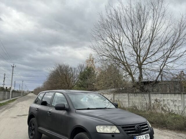 Черный Фольксваген Туарег, объемом двигателя 3.2 л и пробегом 3 тыс. км за 2750 $, фото 3 на Automoto.ua