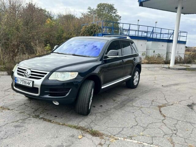 Фольксваген Туарег 2007 в Глобино на Automoto.ua Черный Фольксваген Туарег, объемом двигателя 3 л и пробегом 260 тыс. км за 10500 $, фото 2 на Automoto.ua