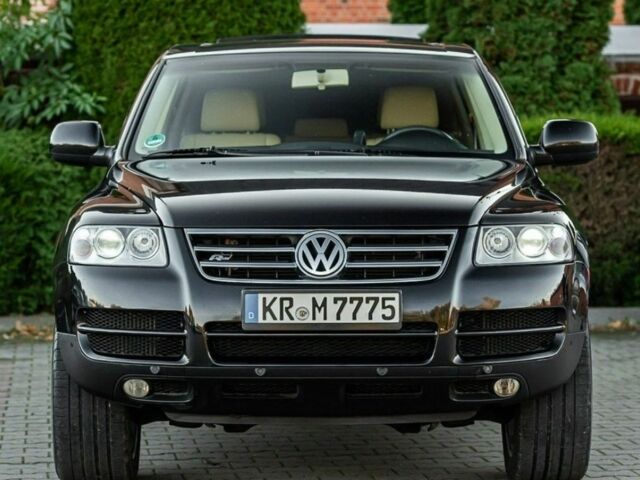 Черный Фольксваген Туарег, объемом двигателя 3 л и пробегом 240 тыс. км за 4000 $, фото 2 на Automoto.ua