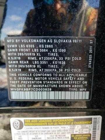 Чорний Фольксваген Туарег, об'ємом двигуна 3 л та пробігом 129 тис. км за 3000 $, фото 11 на Automoto.ua