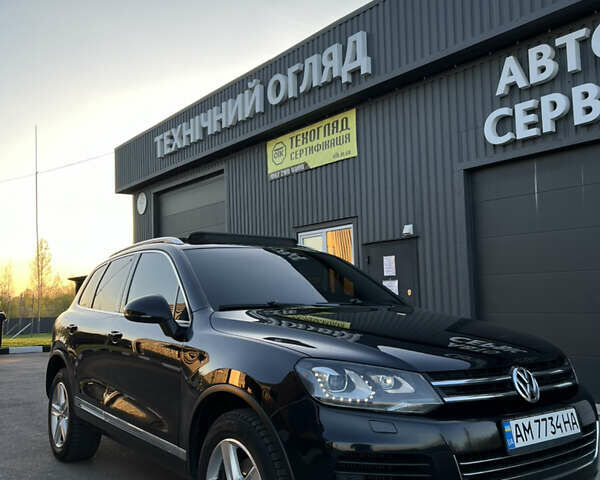 Черный Фольксваген Туарег, объемом двигателя 3 л и пробегом 270 тыс. км за 23200 $, фото 1 на Automoto.ua