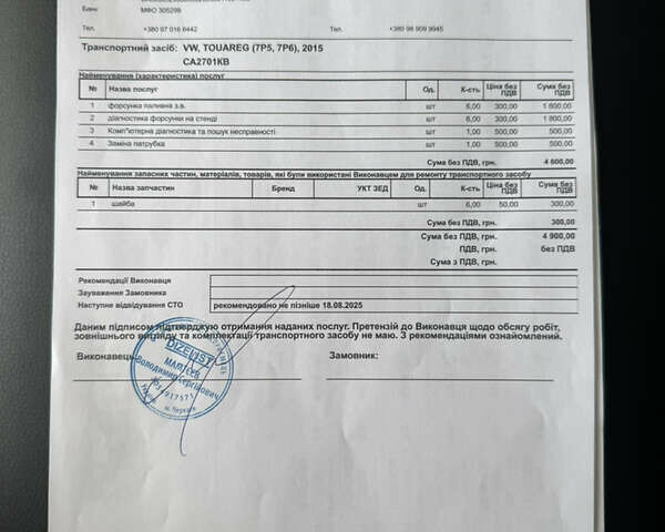 Черный Фольксваген Туарег, объемом двигателя 2.97 л и пробегом 188 тыс. км за 21800 $, фото 39 на Automoto.ua