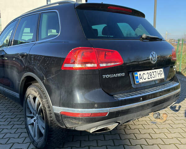 Черный Фольксваген Туарег, объемом двигателя 2.97 л и пробегом 225 тыс. км за 27500 $, фото 3 на Automoto.ua
