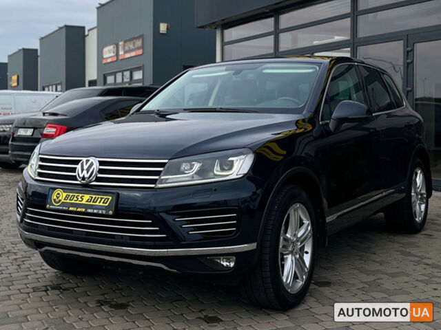 Черный Фольксваген Туарег, объемом двигателя 3 л и пробегом 129 тыс. км за 27500 $, фото 2 на Automoto.ua