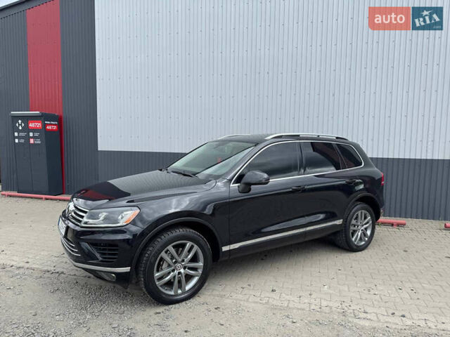 Черный Фольксваген Туарег, объемом двигателя 3.6 л и пробегом 219 тыс. км за 16999 $, фото 1 на Automoto.ua