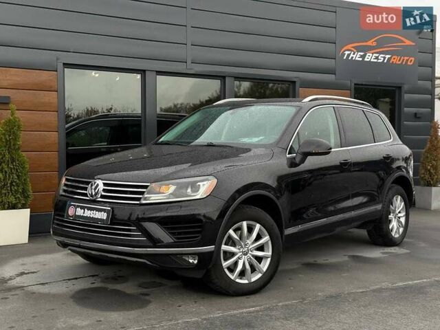 Черный Фольксваген Туарег, объемом двигателя 3.6 л и пробегом 220 тыс. км за 16900 $, фото 1 на Automoto.ua