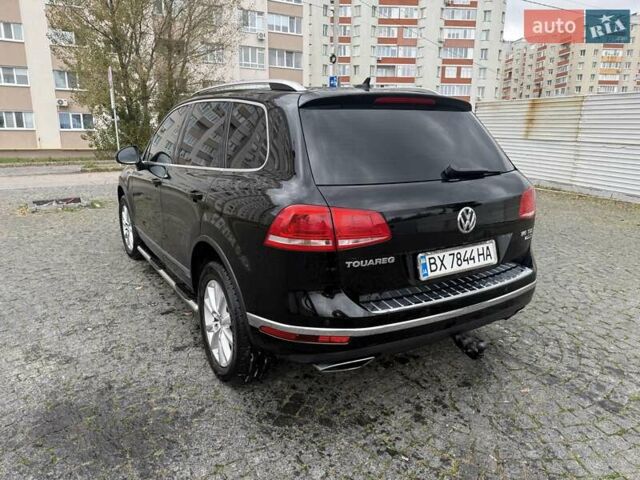 Черный Фольксваген Туарег, объемом двигателя 3 л и пробегом 224 тыс. км за 27000 $, фото 3 на Automoto.ua