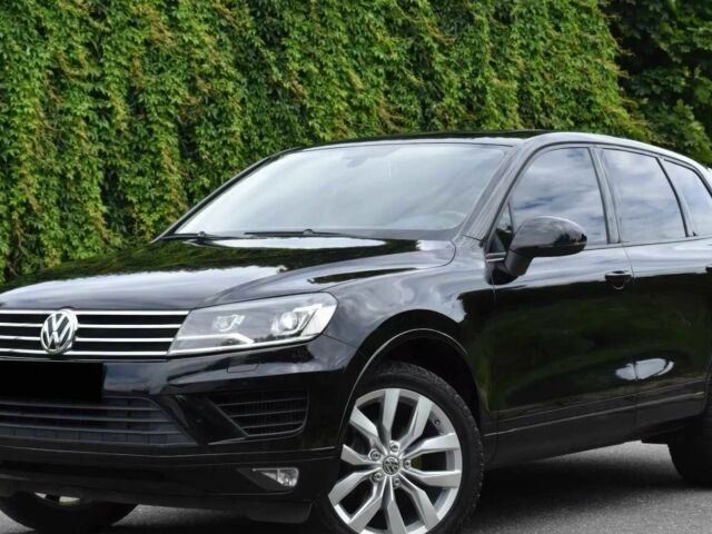 Черный Фольксваген Туарег, объемом двигателя 3 л и пробегом 108 тыс. км за 8500 $, фото 2 на Automoto.ua