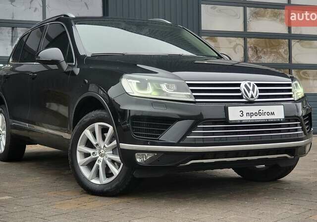 Черный Фольксваген Туарег, объемом двигателя 2.97 л и пробегом 205 тыс. км за 30500 $, фото 1 на Automoto.ua