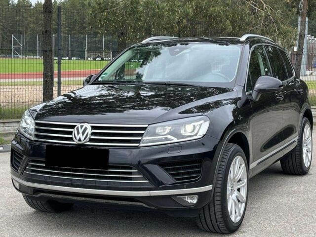 Черный Фольксваген Туарег, объемом двигателя 3 л и пробегом 134 тыс. км за 14300 $, фото 1 на Automoto.ua