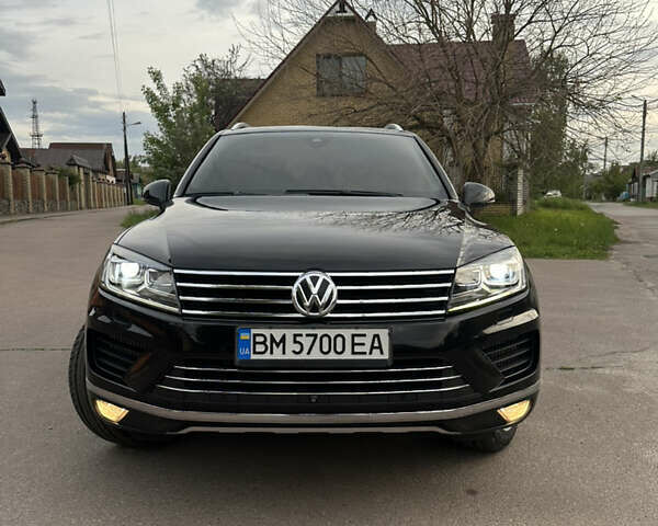 Черный Фольксваген Туарег, объемом двигателя 3 л и пробегом 225 тыс. км за 30000 $, фото 59 на Automoto.ua