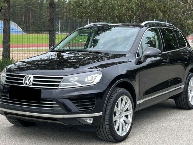 Черный Фольксваген Туарег, объемом двигателя 3 л и пробегом 134 тыс. км за 14300 $, фото 2 на Automoto.ua