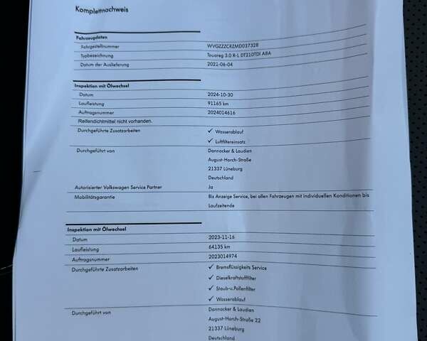 Чорний Фольксваген Туарег, об'ємом двигуна 2.97 л та пробігом 105 тис. км за 61500 $, фото 82 на Automoto.ua