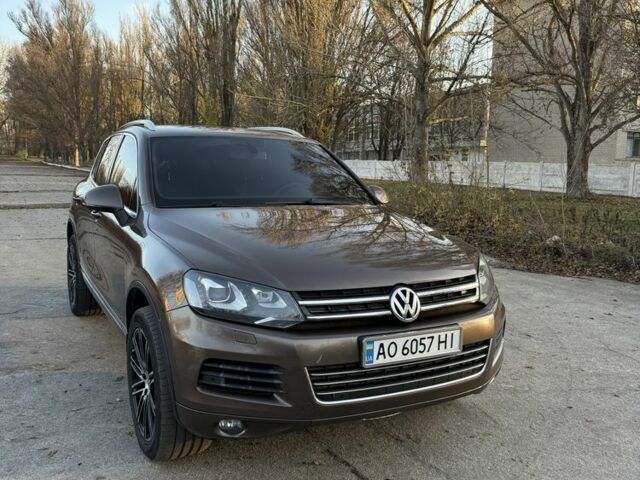 Коричневый Фольксваген Туарег, объемом двигателя 3 л и пробегом 250 тыс. км за 15300 $, фото 1 на Automoto.ua