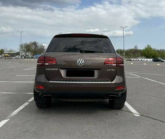 Коричневый Фольксваген Туарег, объемом двигателя 3 л и пробегом 80 тыс. км за 17500 $, фото 13 на Automoto.ua