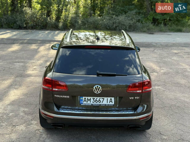 Коричневый Фольксваген Туарег, объемом двигателя 3 л и пробегом 227 тыс. км за 24450 $, фото 14 на Automoto.ua