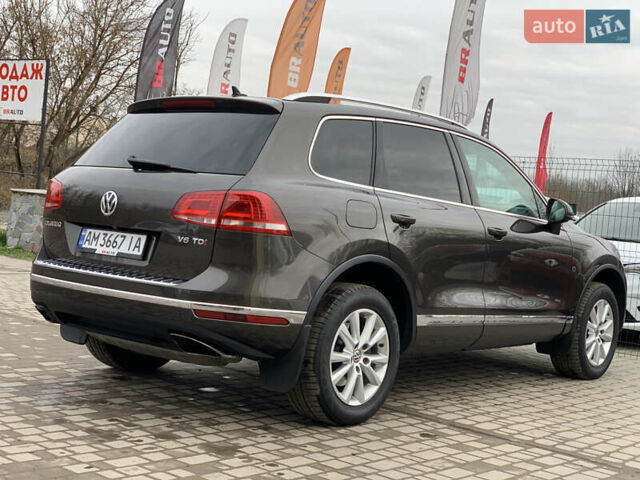 Коричневый Фольксваген Туарег, объемом двигателя 3 л и пробегом 227 тыс. км за 23855 $, фото 14 на Automoto.ua