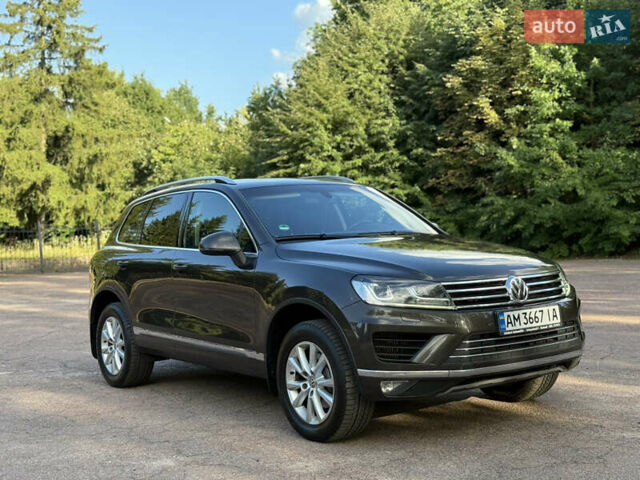 Коричневый Фольксваген Туарег, объемом двигателя 3 л и пробегом 227 тыс. км за 24450 $, фото 7 на Automoto.ua