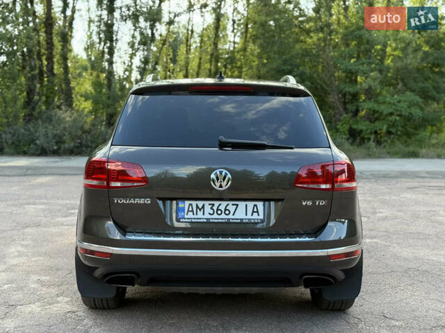 Коричневый Фольксваген Туарег, объемом двигателя 3 л и пробегом 227 тыс. км за 24450 $, фото 4 на Automoto.ua
