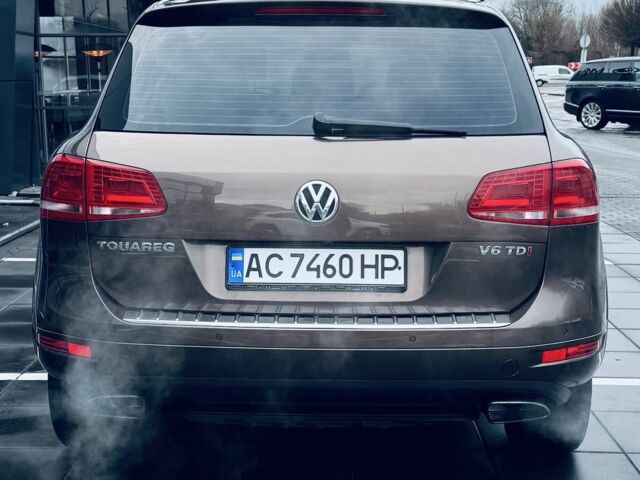 Коричневый Фольксваген Туарег, объемом двигателя 3 л и пробегом 217 тыс. км за 22000 $, фото 5 на Automoto.ua