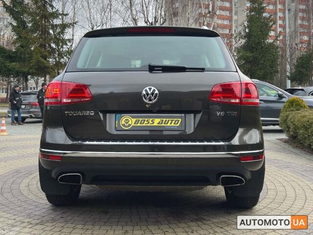 Коричневый Фольксваген Туарег, объемом двигателя 3 л и пробегом 128 тыс. км за 33800 $, фото 5 на Automoto.ua