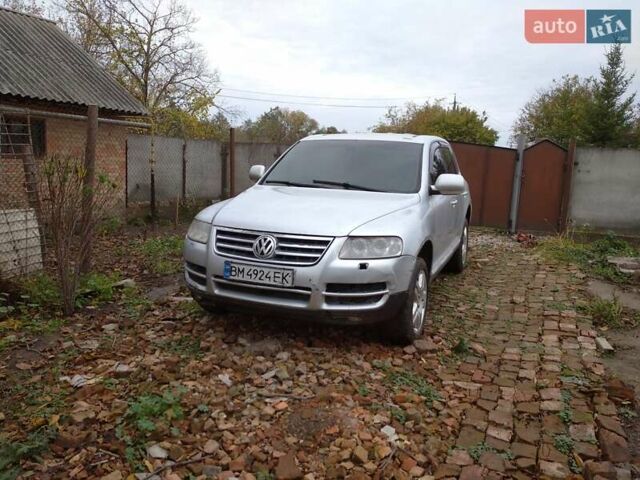 Серый Фольксваген Туарег, объемом двигателя 3.2 л и пробегом 390 тыс. км за 4300 $, фото 18 на Automoto.ua