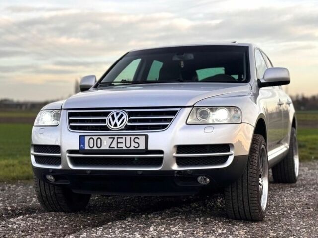 Серый Фольксваген Туарег, объемом двигателя 3 л и пробегом 219 тыс. км за 4400 $, фото 3 на Automoto.ua