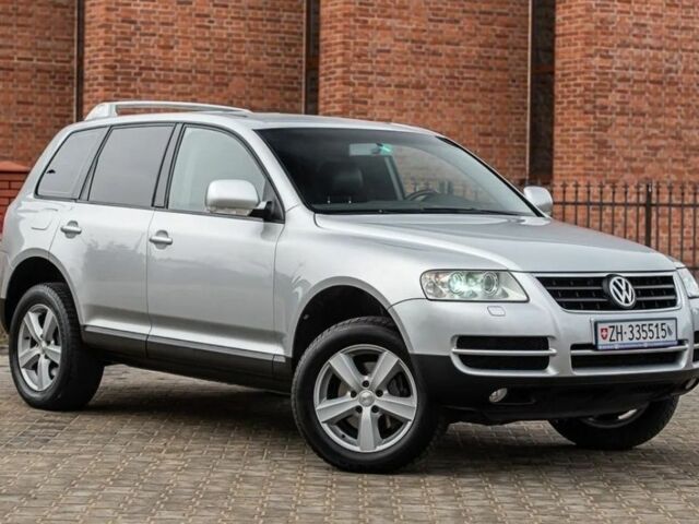 Серый Фольксваген Туарег, объемом двигателя 3 л и пробегом 252 тыс. км за 2650 $, фото 3 на Automoto.ua