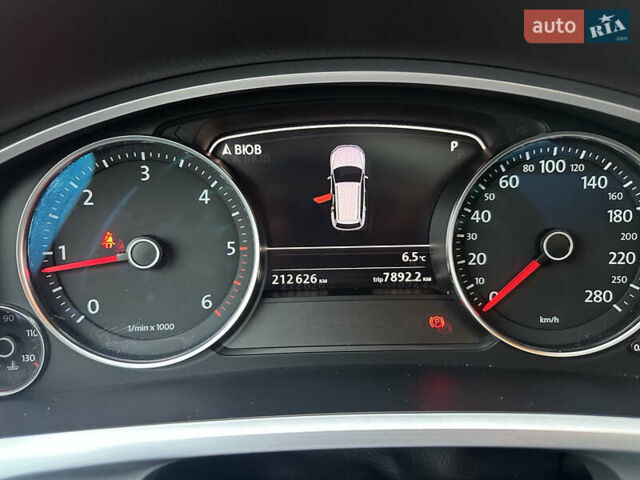 Серый Фольксваген Туарег, объемом двигателя 2.97 л и пробегом 212 тыс. км за 19900 $, фото 1 на Automoto.ua