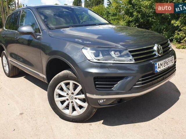 Серый Фольксваген Туарег, объемом двигателя 2.97 л и пробегом 178 тыс. км за 24200 $, фото 17 на Automoto.ua