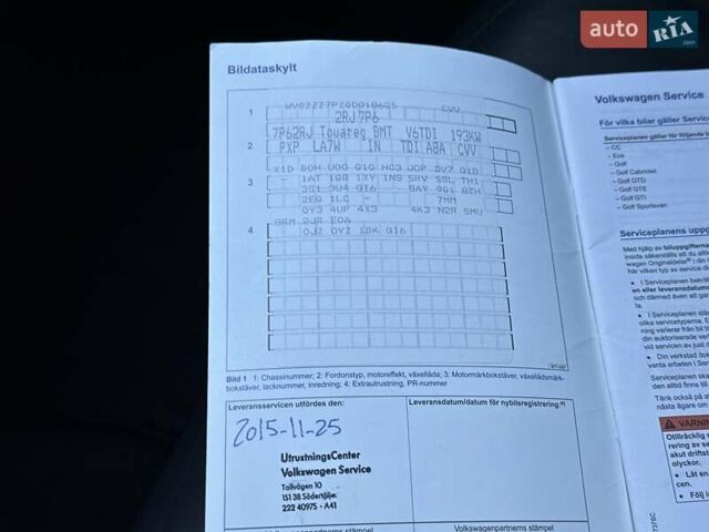 Серый Фольксваген Туарег, объемом двигателя 3 л и пробегом 193 тыс. км за 23450 $, фото 110 на Automoto.ua