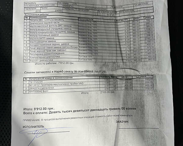 Серый Фольксваген Туарег, объемом двигателя 2.97 л и пробегом 225 тыс. км за 43900 $, фото 67 на Automoto.ua