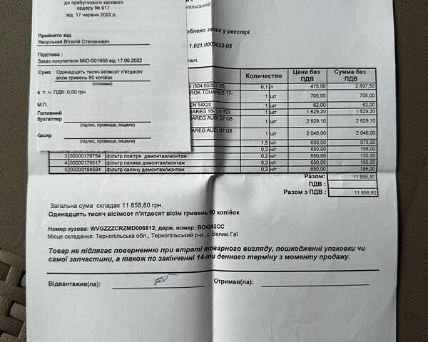 Серый Фольксваген Туарег, объемом двигателя 2.97 л и пробегом 147 тыс. км за 42999 $, фото 36 на Automoto.ua