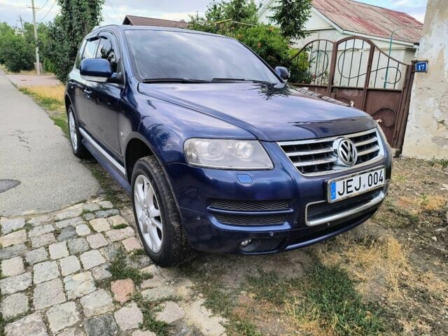 Синий Фольксваген Туарег, объемом двигателя 3 л и пробегом 300 тыс. км за 6200 $, фото 7 на Automoto.ua