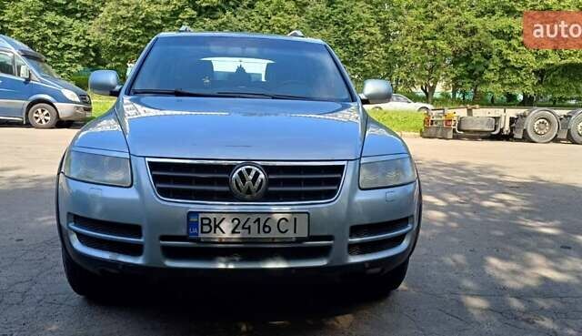 Синий Фольксваген Туарег, объемом двигателя 2.5 л и пробегом 431 тыс. км за 8200 $, фото 5 на Automoto.ua