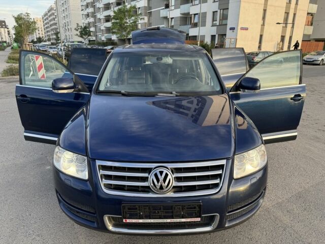 Синий Фольксваген Туарег, объемом двигателя 5 л и пробегом 192 тыс. км за 4400 $, фото 7 на Automoto.ua