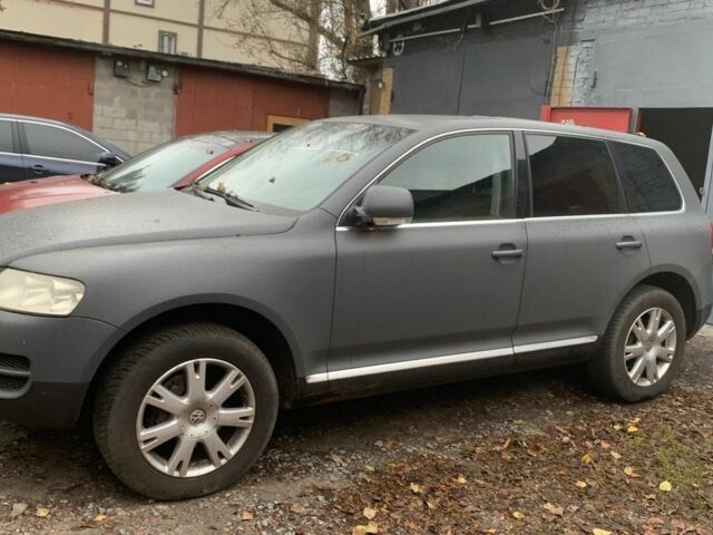 Синий Фольксваген Туарег, объемом двигателя 3 л и пробегом 261 тыс. км за 4000 $, фото 9 на Automoto.ua