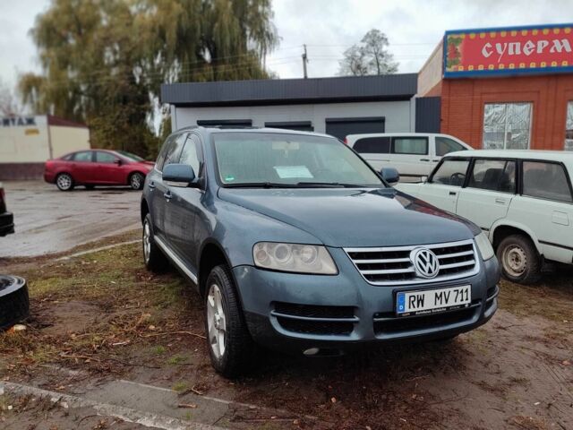 Синий Фольксваген Туарег, объемом двигателя 2.5 л и пробегом 336 тыс. км за 5500 $, фото 17 на Automoto.ua