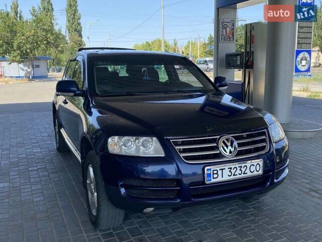 Синий Фольксваген Туарег, объемом двигателя 2.97 л и пробегом 284 тыс. км за 9000 $, фото 5 на Automoto.ua