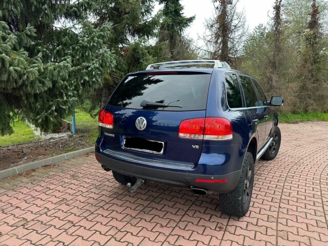 Синий Фольксваген Туарег, объемом двигателя 4.2 л и пробегом 280 тыс. км за 6500 $, фото 4 на Automoto.ua