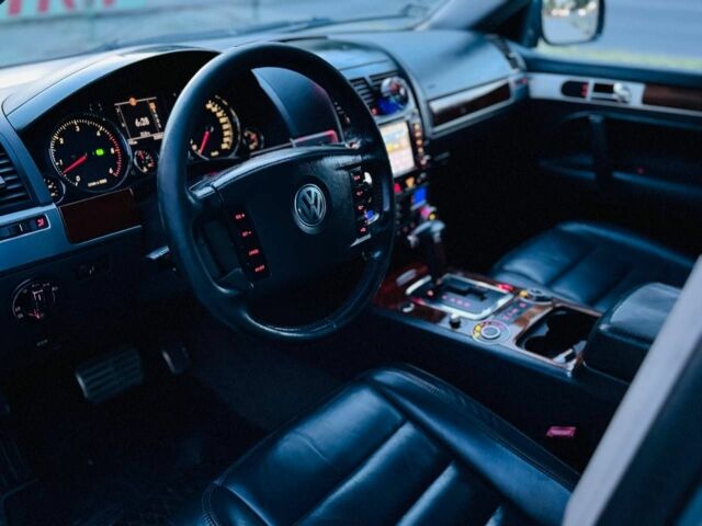 Синий Фольксваген Туарег, объемом двигателя 3 л и пробегом 230 тыс. км за 6640 $, фото 10 на Automoto.ua