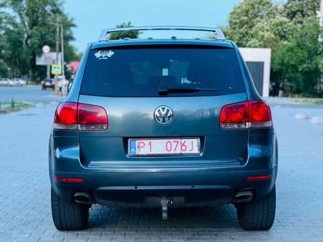 Синий Фольксваген Туарег, объемом двигателя 3 л и пробегом 230 тыс. км за 6640 $, фото 5 на Automoto.ua