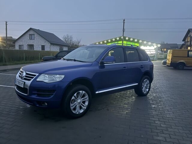 Синий Фольксваген Туарег, объемом двигателя 3 л и пробегом 269 тыс. км за 7999 $, фото 1 на Automoto.ua