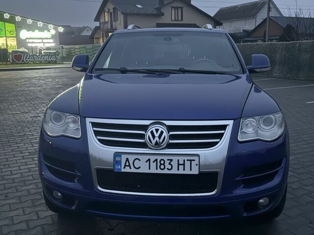 Синий Фольксваген Туарег, объемом двигателя 3 л и пробегом 269 тыс. км за 7999 $, фото 2 на Automoto.ua