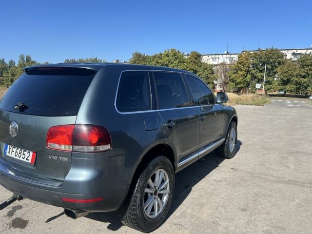 Синий Фольксваген Туарег, объемом двигателя 2.5 л и пробегом 294 тыс. км за 6000 $, фото 13 на Automoto.ua