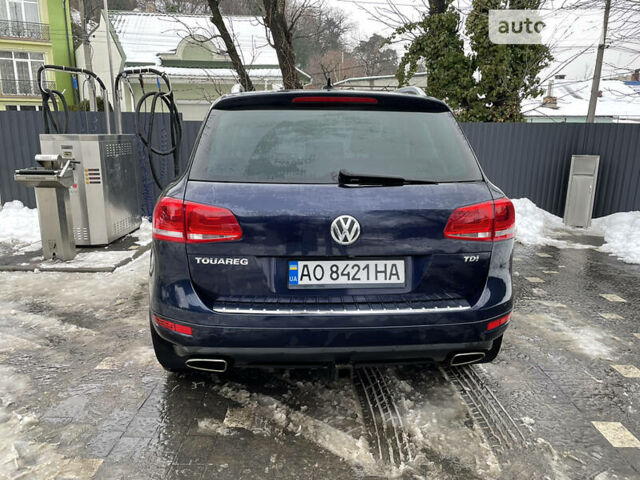 Синий Фольксваген Туарег, объемом двигателя 3 л и пробегом 201 тыс. км за 15500 $, фото 3 на Automoto.ua